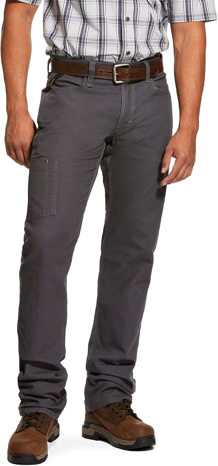 ARIAT Work Rebar M4 Low Rise DuraStretch Made Tough Stackable Straight Leg Pants