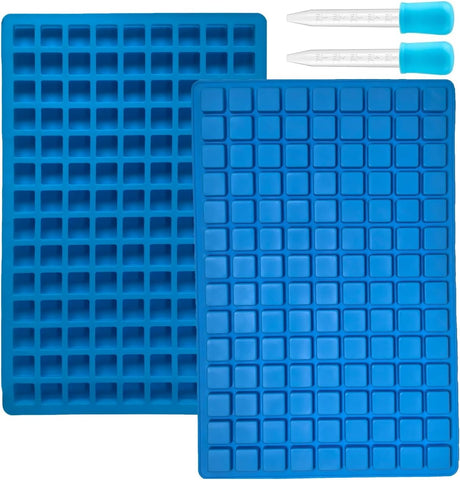 Cube Cake Silicone Mold | 1.6" x 1.6" x 0.8" 3D Square Mini Mousse Cake Baking Mold, French Dessert Molds for Chocolate, Jello, Brownie Bites, Ice Cream Cube, 15-Cavity