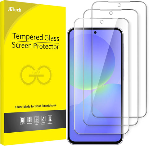 JETech Screen Protector for Samsung Galaxy A37/A36, 3-Pack