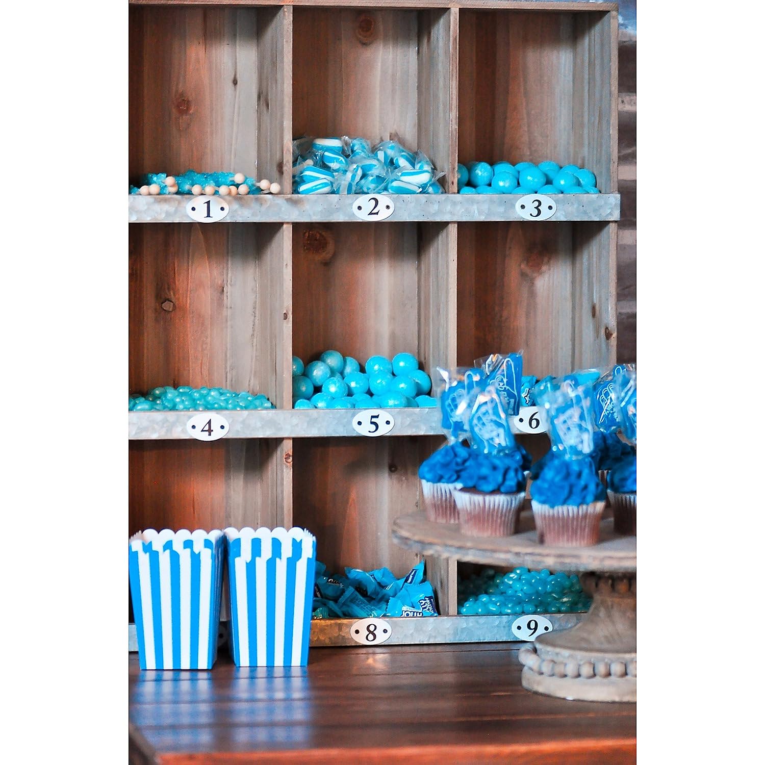 Mini Candy Canes, Blue