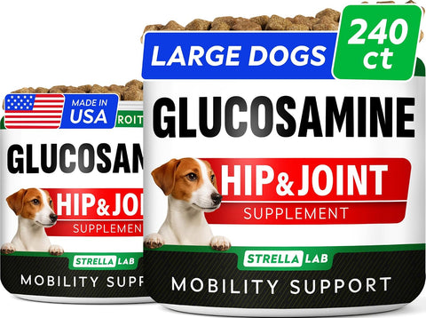 Advanced Glucosamine for Dogs, Chondroitin & MSM Hip Joint Supplement Chews
