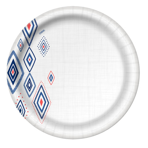 Dixie Large Paper Plates, 10 Inch, 204 Count, 2X Stronger, Microwave-Safe, Soak-Proof, Cut Resistant, Disposable Plates For Everyday Breakfast, Lunch, & Dinner Meals