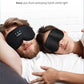 MUSICOZY Sleep Headphones Wireless Mask 3D Sleeping Eye Mask, Music Headband Headphones Sleep Earbuds Earphones for Side Sleeper Sleep Silk Eye Mask Cool Gadget Holiday for Mom Women(Black+Black)