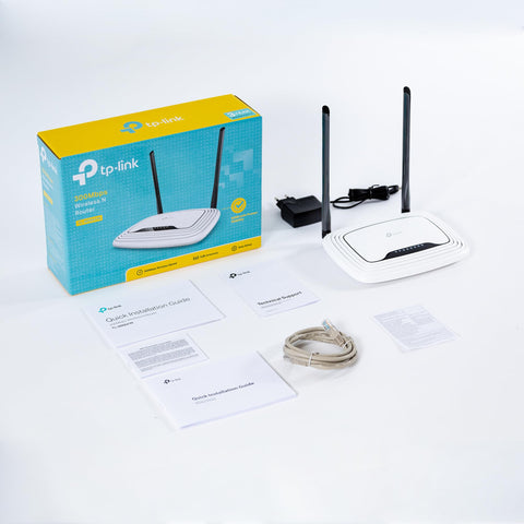 TP-Link N300 Wireless Extender, Wi-Fi Router (TL-WR841N) - 2 x 5dBi High Power Antennas, Supports Access Point, WISP, Up to 300Mbps