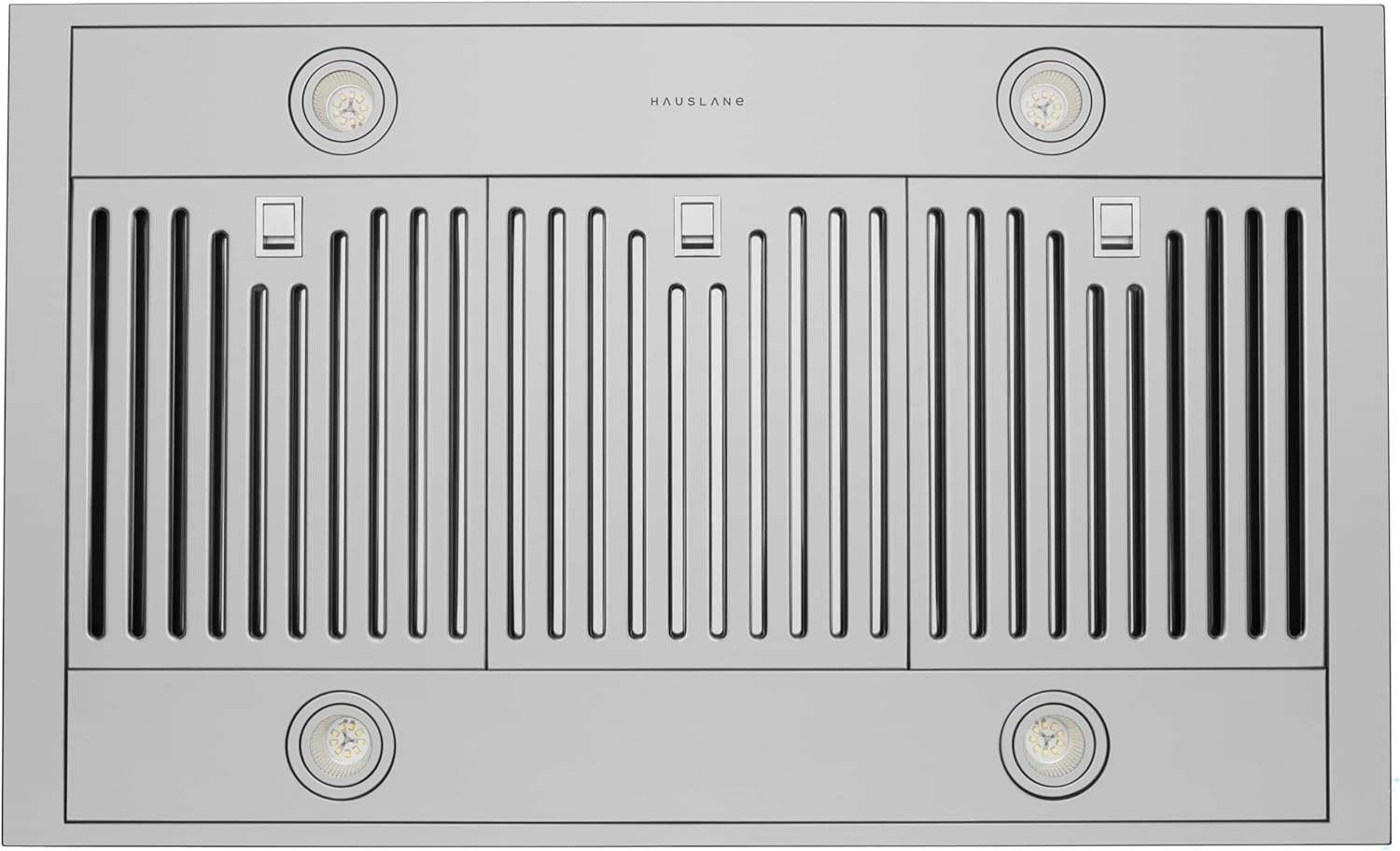 Hauslane 800 CFM Island Range Hood 36 Inch Convertible Low Noise Vent Hood