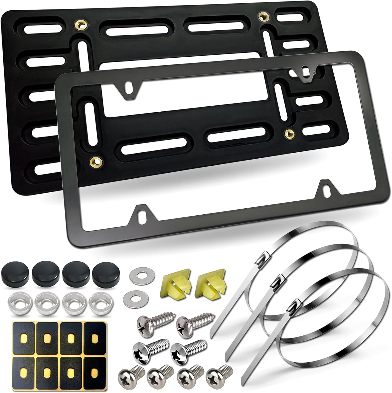 BGGTMO Front License Plate Mounting Kit- License Plate Bracket Holder