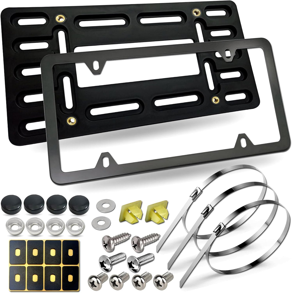 BGGTMO Front License Plate Mounting Kit- License Plate Bracket Holder