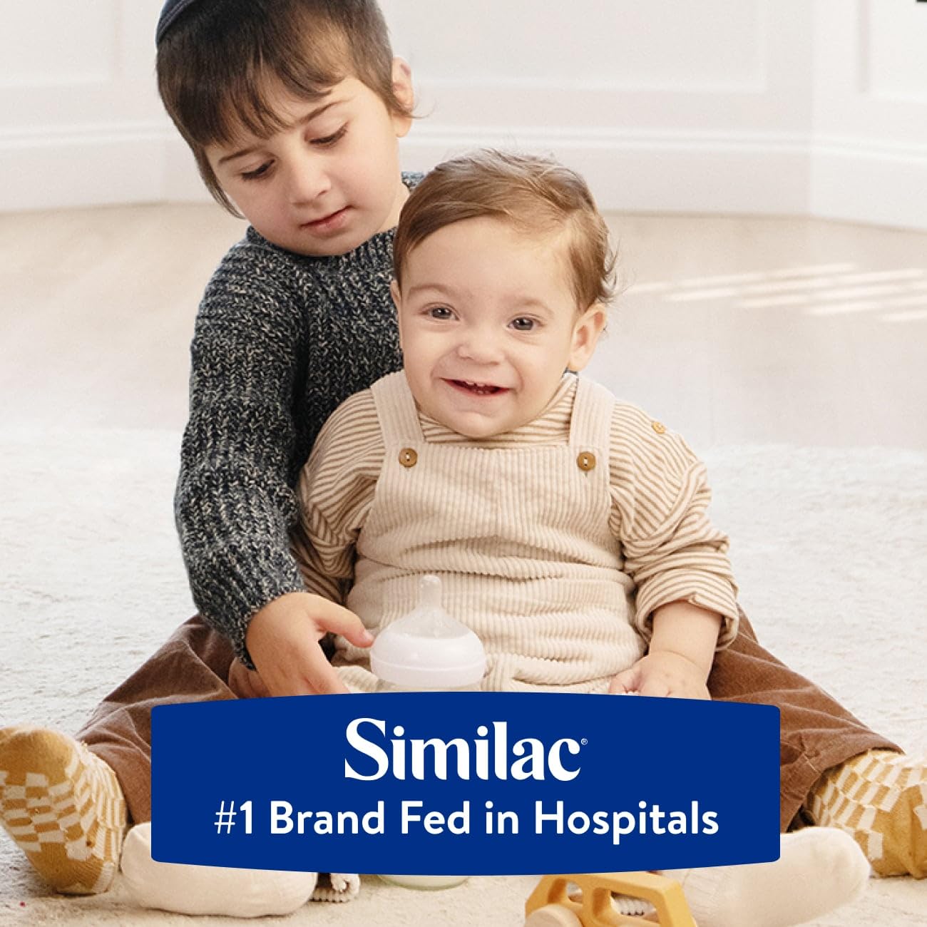 Similac Advance Kosher Infant Formula, Ready-to-Feed Baby Formula, 4-fl-oz Bottle, Pack of 8