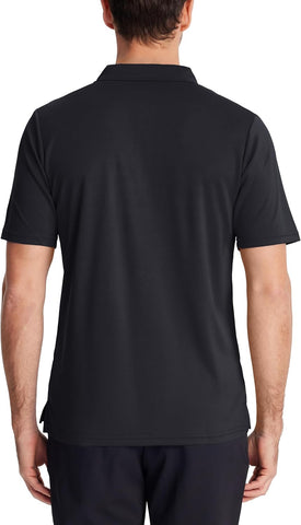 KEFITEVD Mens Short Sleeve Golf Polo Dry Fit Performance Shirt