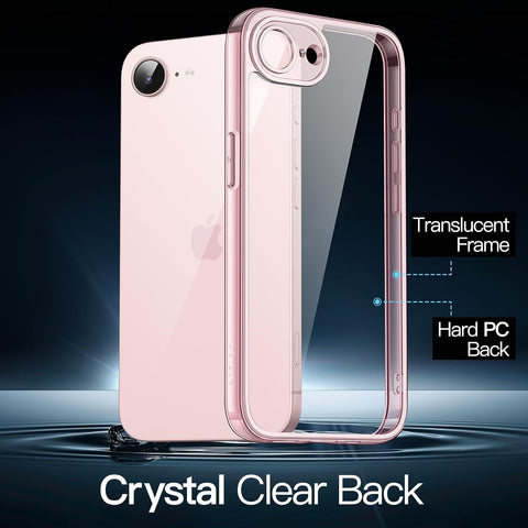 JETech Case for iPhone 17e/16e, Anti-Yellowing, Soft Pink