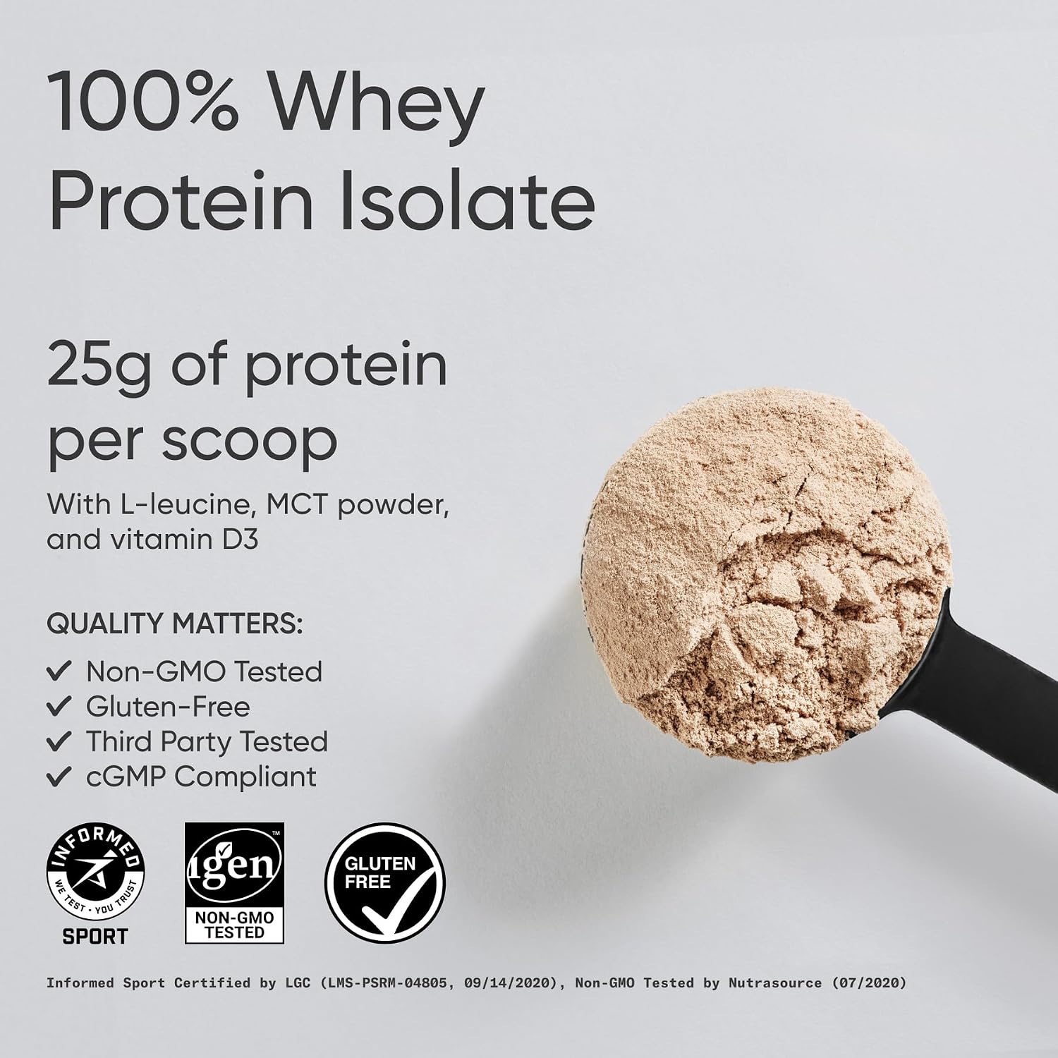 Sports Research® Whey Protein Isolate Powder Dutch Chocolate, 5.42lb Bag
