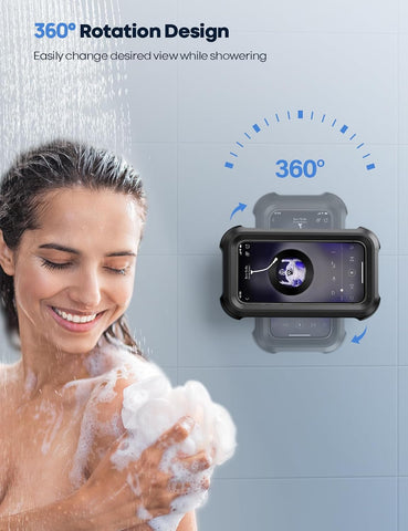 Lamicall Waterproof Shower Phone Holder, Bathroom Accessories for iPhone