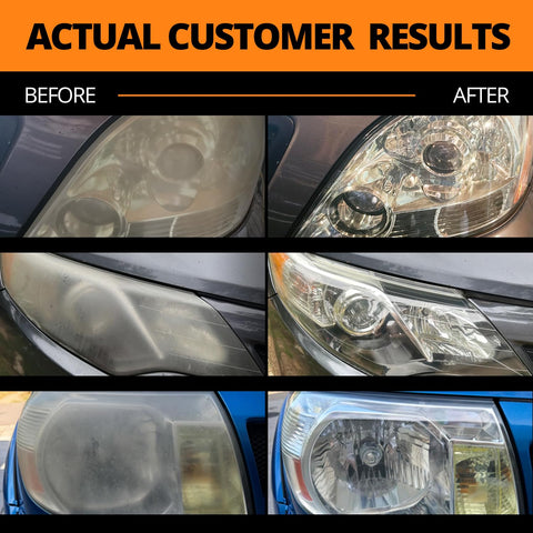 CERAKOTE® Ceramic Headlight Restoration Professional Detailer Pack (20 Ceramic Wipes) - Brings Headlights Back to Like New Condition - Step 3 Only