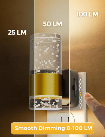 L LOHAS LED Night Light, Dimmable Night Lights Plug into Wall