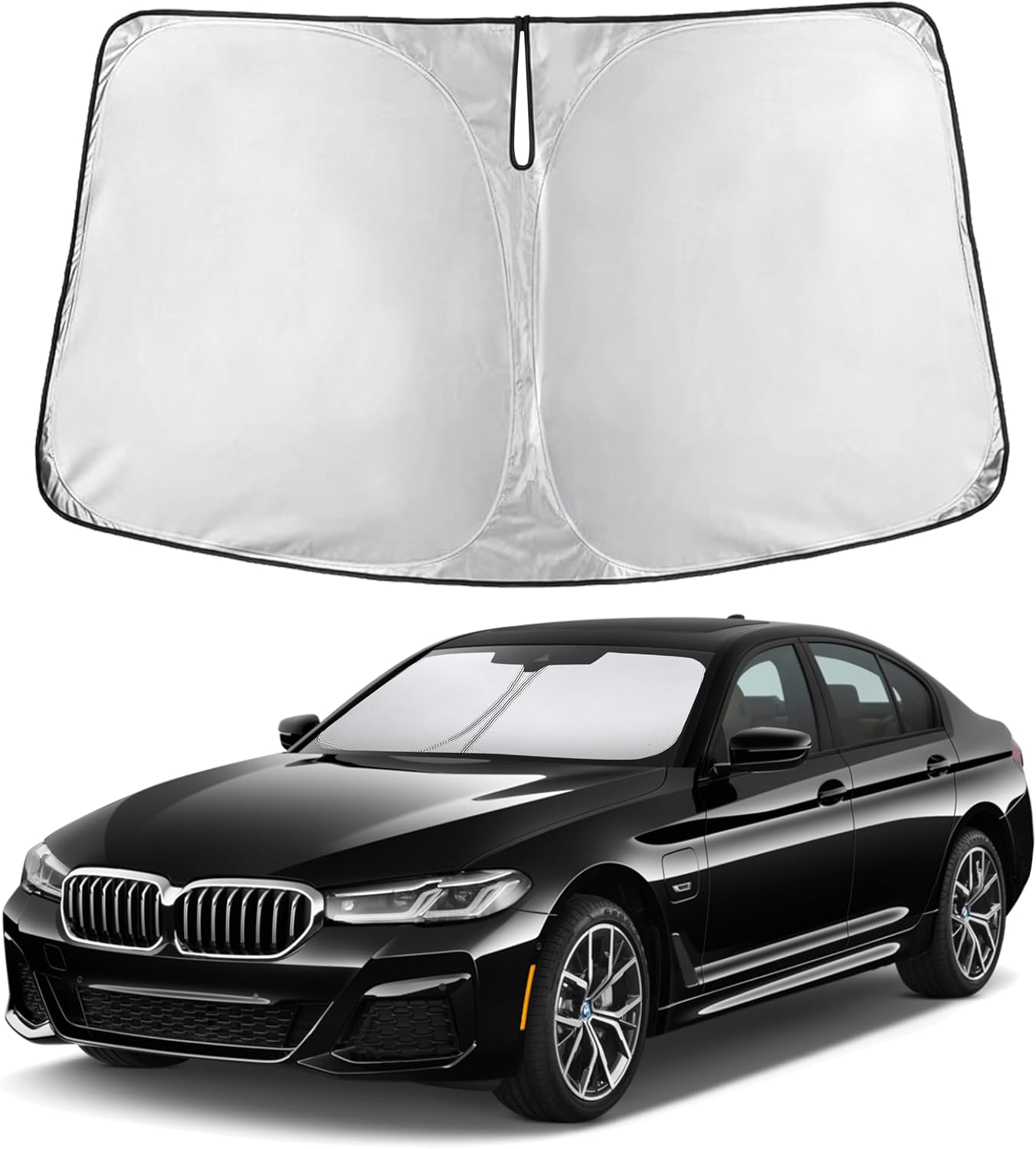 EcoNour Windshield Sunshade Compatible for BMW 5 Series G30 G31 2017-2023