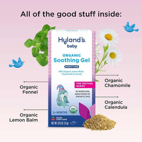 Hyland's Baby Soothing Gel for Teething Babies, Organic, Daytime 0.53oz