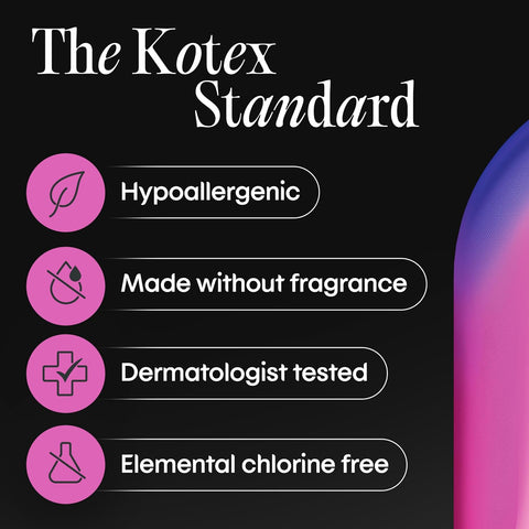 Kotex Wrapped Liners, Light Absorbency, Extra Coverage, 34 Count