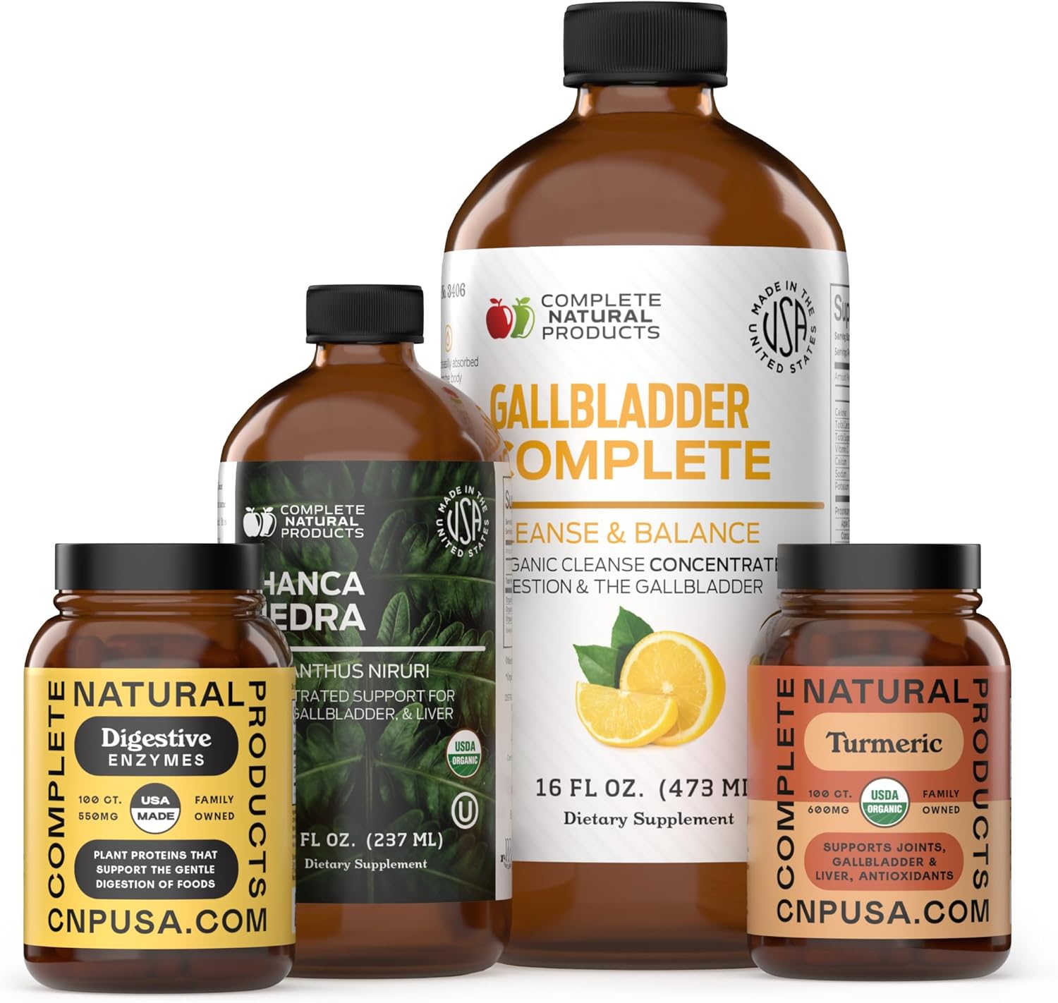 CNP | Gallbladder Stone Breaker Bundle - ACV Chanca Piedra Bile Cleanse