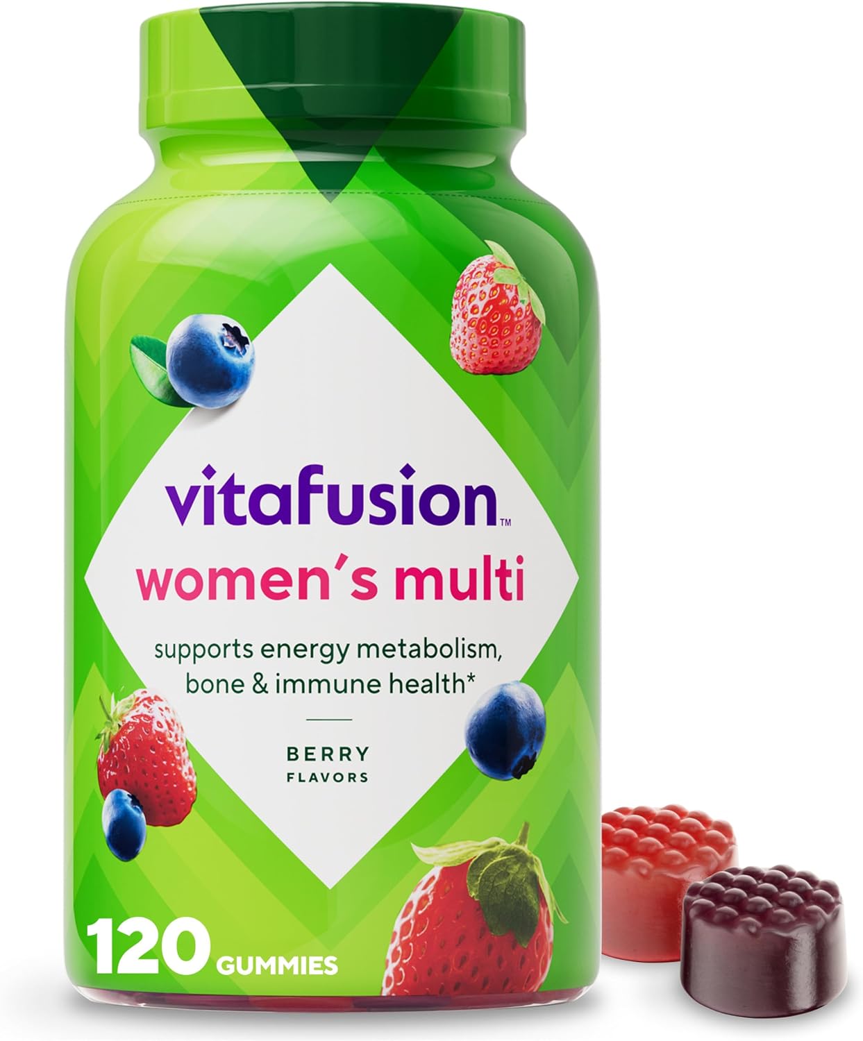Vitafusion Women's Multivitamin Gummy | Yummy Berry Flavor | 120 Gummies