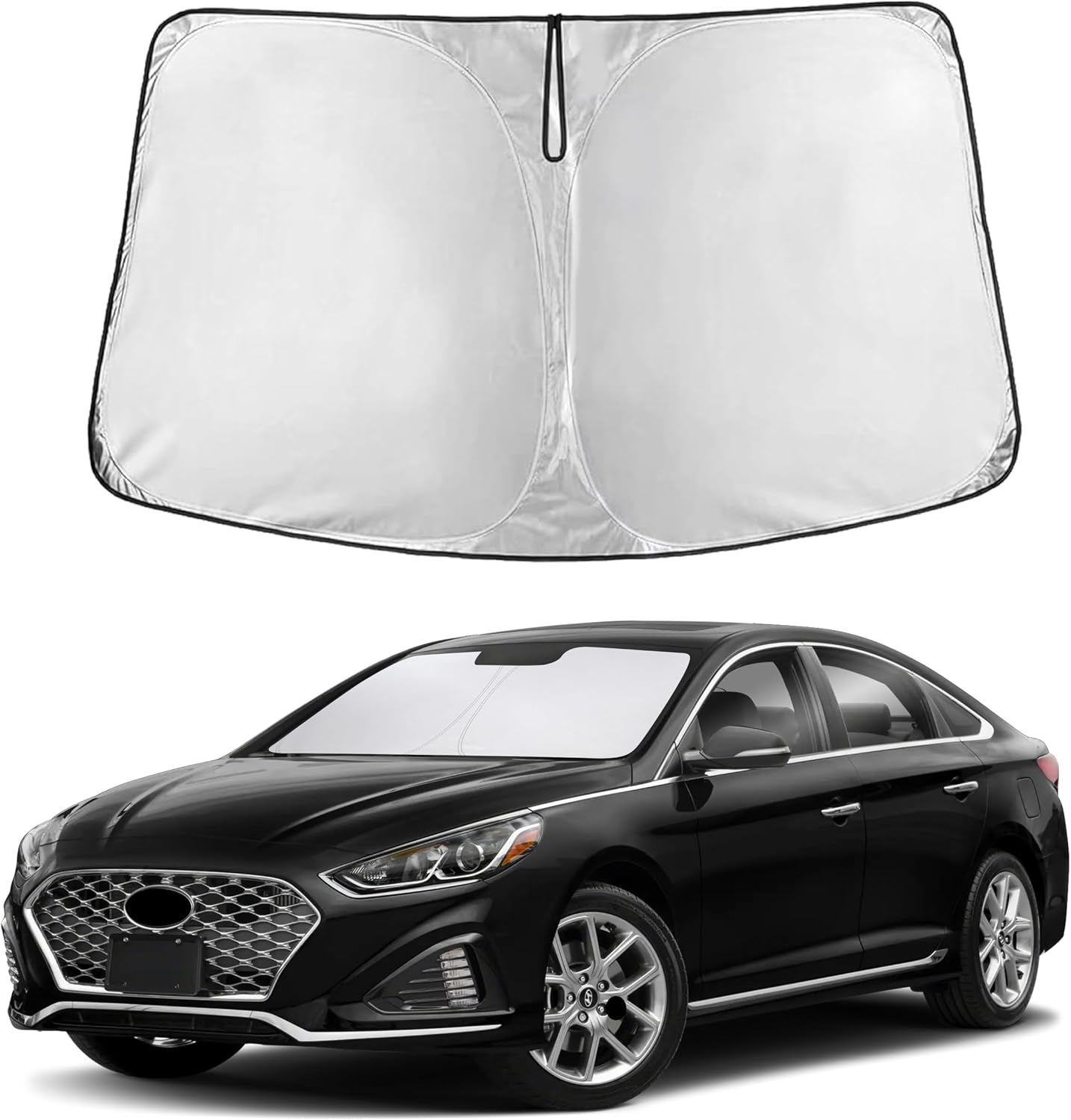 EcoNour Windshield Sunshade Compatible for Hyundai Sonata 2015-2018 2019