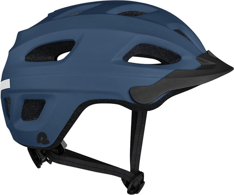 Retrospec Lennon Adult Bike Helmet with LED Safety Light Adjustable Dial & Removable Visor - Adjustable Bicycle Cycling Helmet for Men & Women