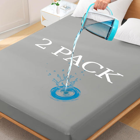 Softhour Queen Mattress Protector Waterproof, 16 Inch Deep Pocket Fitted