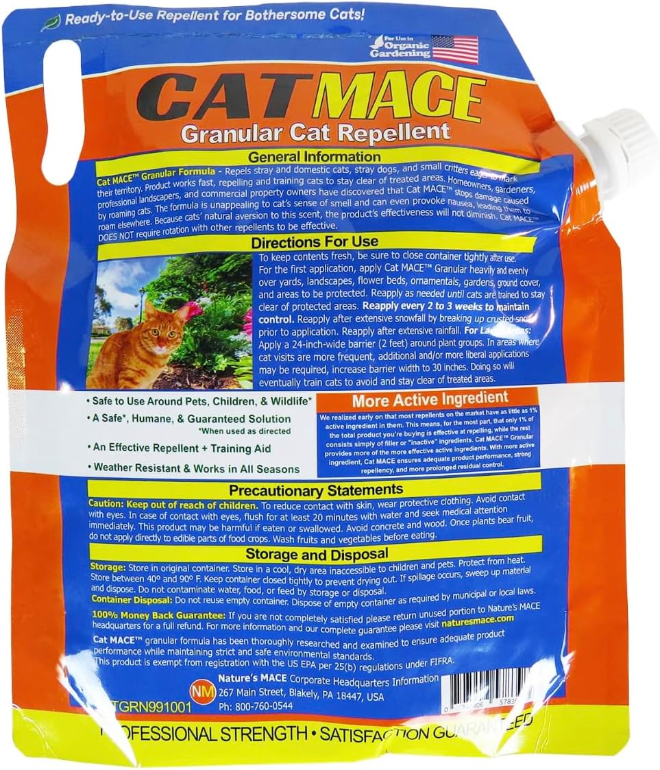 Nature's Mace Cat Mace Cat Repellent 2.5 lb Granules