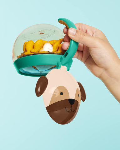 Skip Hop Baby Snack Container, Mealtime Snack Cup, Pug