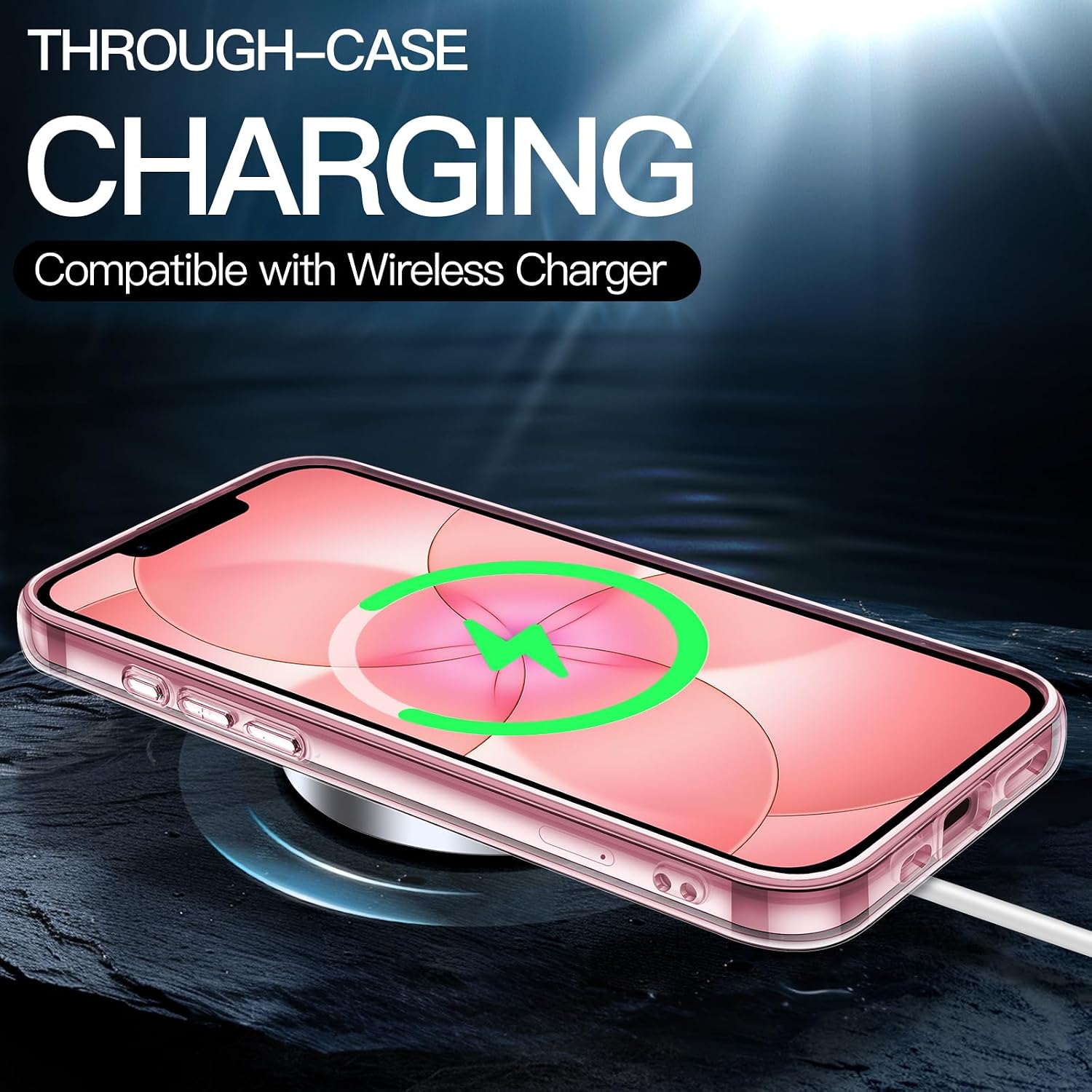 JETech Case for iPhone 17e/16e, Anti-Yellowing, Soft Pink