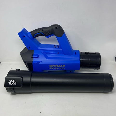 Kobalt 24-Volt Lithium Ion 410-CFM 100-MPH Brushless Cordless Electric Leaf Blower (Battery Not Included)