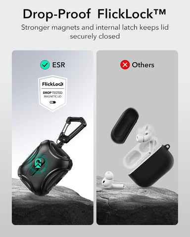 ESR for AirPods Pro 3 Case (2025), Compatible with MagSafe, Black