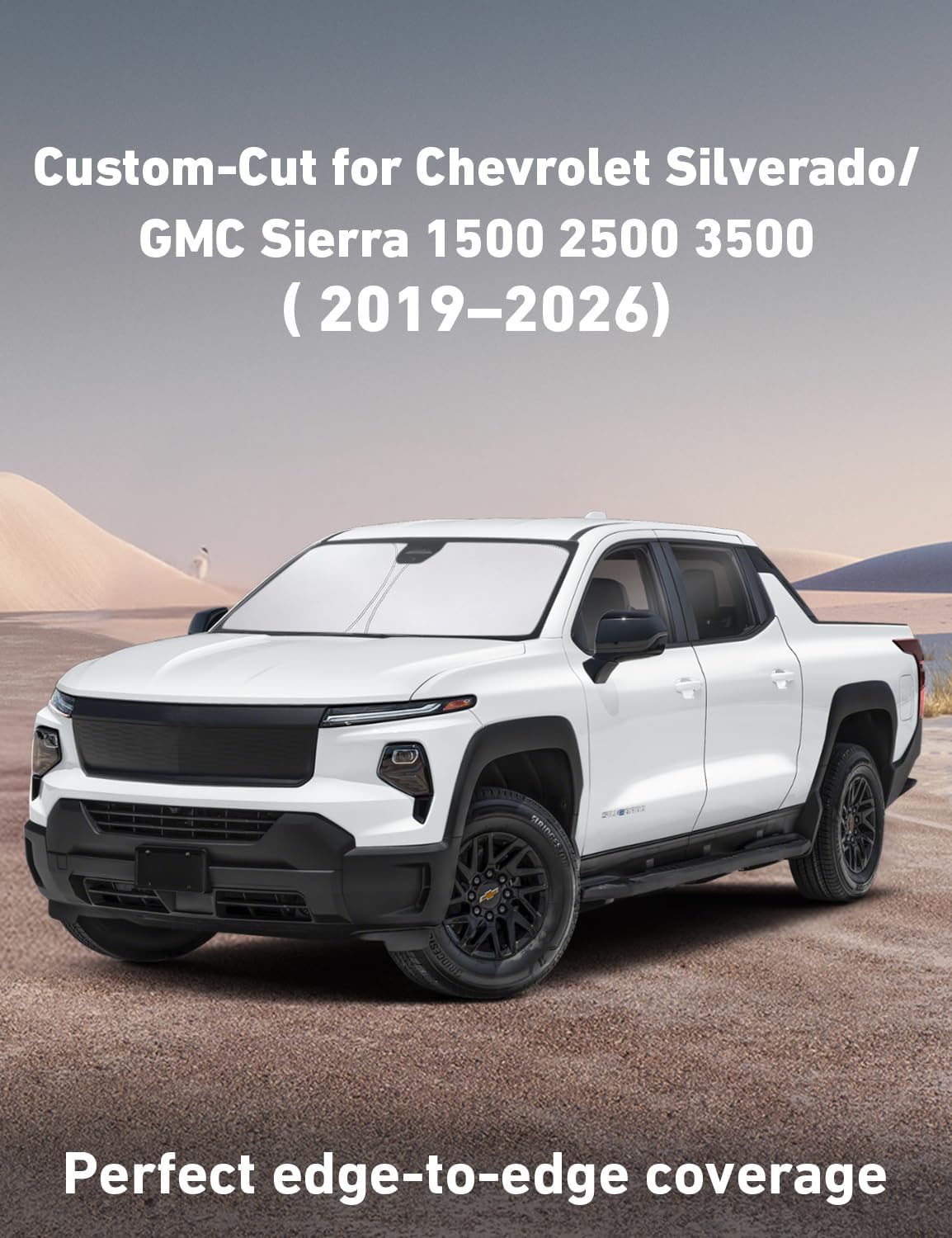EcoNour Windshield Sunshade for Chevy Silverado/GMC Sierra 2019-2026