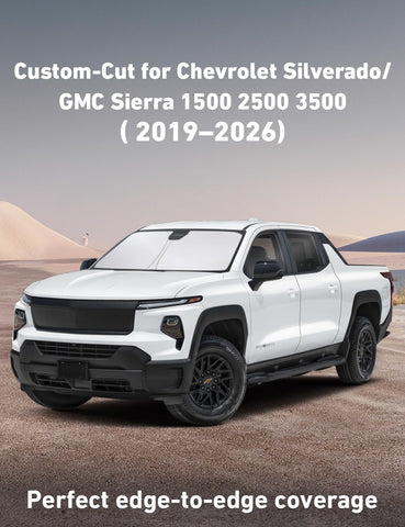 EcoNour Windshield Sunshade for Chevy Silverado/GMC Sierra 2019-2026