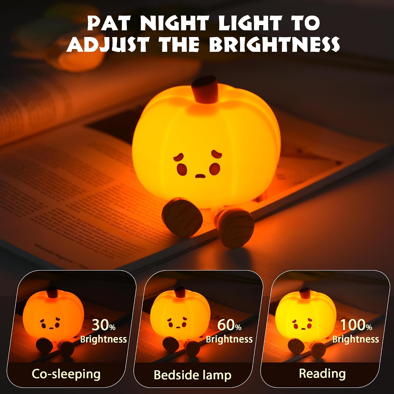 Pumpkin Night Light Official Licensed Genuine Halloween Lamp Decor Gifts
