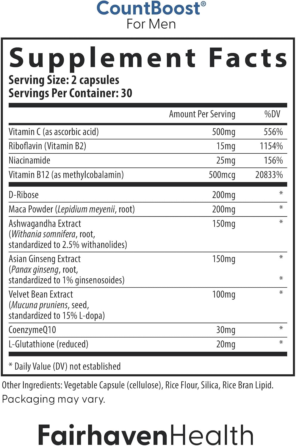 Fairhaven Health FertilAid Multivitamin, MotilityBoost & CountBoost Combo