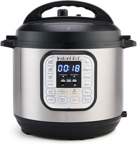 Instant Pot Duo 6 Qt 7-in-1 Electric Pressure Cooker, Stainless Steelt
