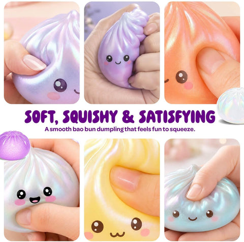 Glitter Dumpling Squishy Mystery Box - UV Color-Changing - Squishies Toys