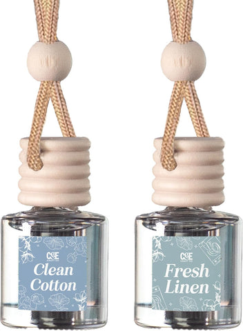CANDECraftCo 2 Pack Hanging Car Air Freshener Diffuser for Essential Oils