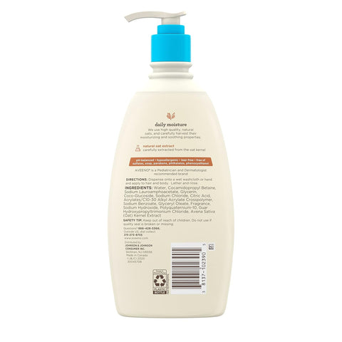 Aveeno Baby Gentle Body Wash & Shampoo, 3 Pack, 3 x 18 fl. oz
