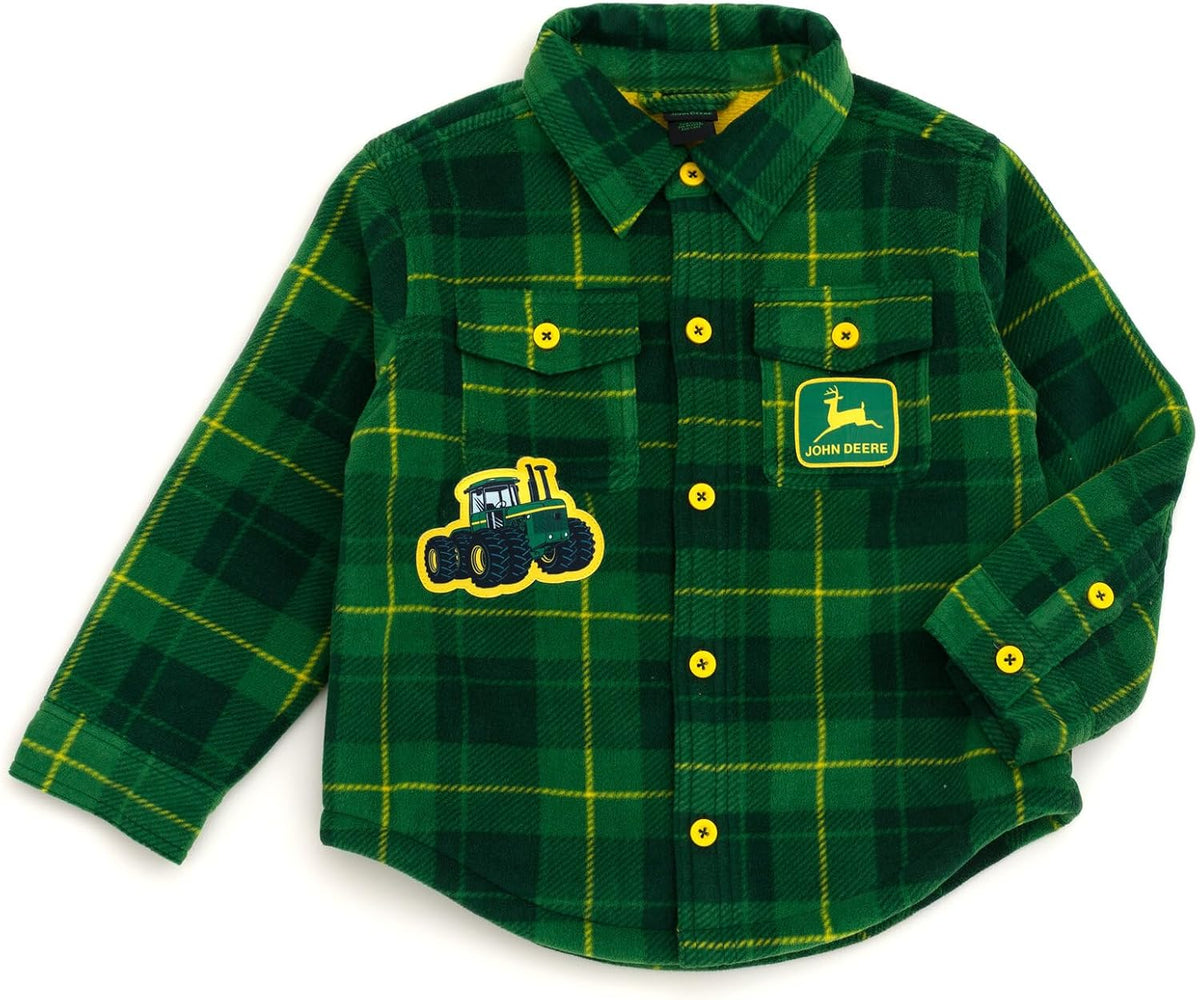 John Deere Matching Family Fleece Lined Shacket