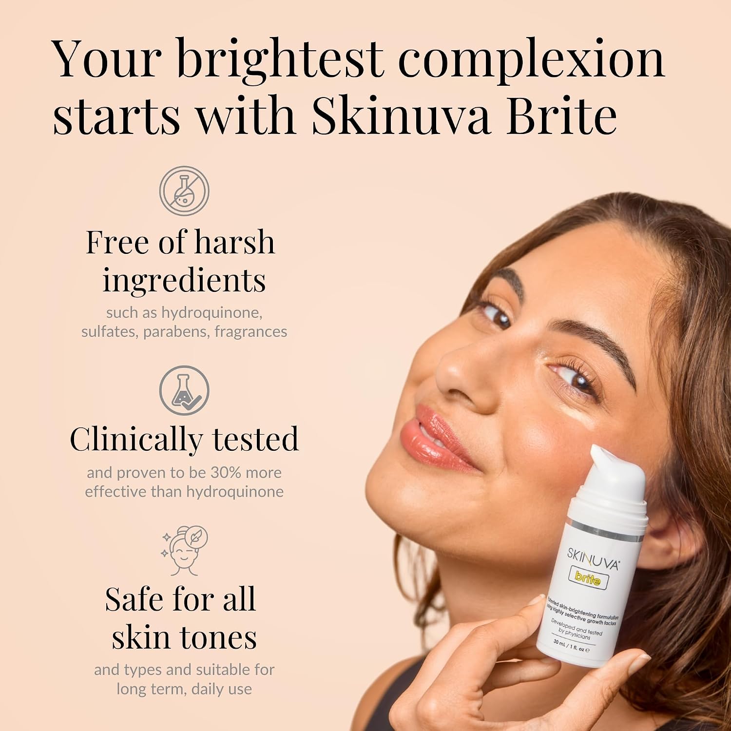 Skinuva® Brite Dark Spot Treatment Cream for Face & Body (1 oz)