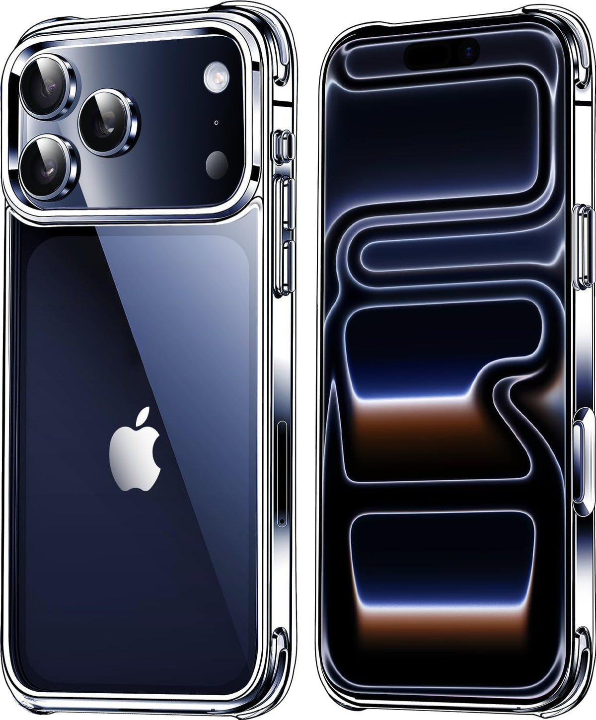 Mkeke for iPhone 17 Pro Max Case Clear [Not Yellowing]