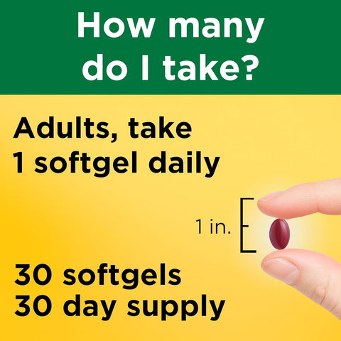 Nature Made Vitamin D3 K2 Supplement, 30 Softgels