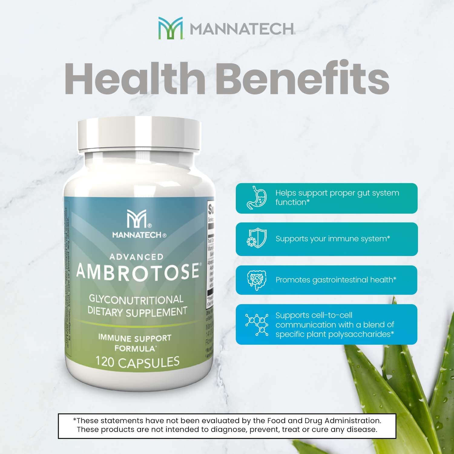 Mannatech - Advanced Ambrotose® - 120 Capsules