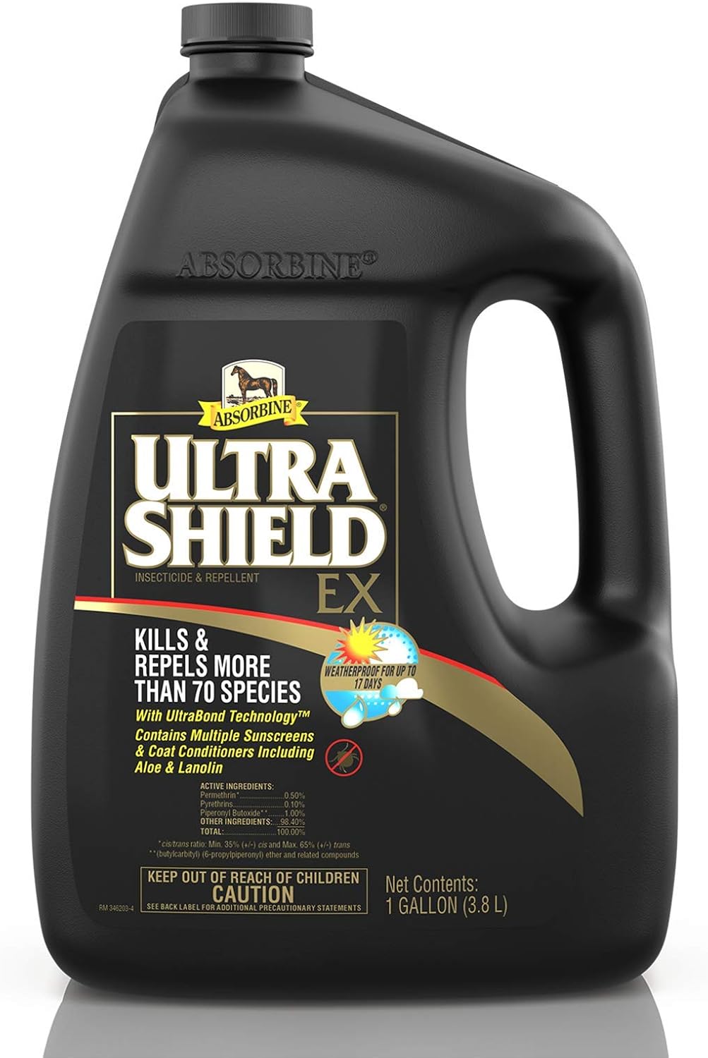 Absorbine UltraShield EX Insecticide & Repellent, 128 fl oz Gallon