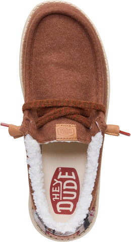 HEYDUDE Men’s Wally Cozy Plaid Downtown | Sherpa Lined Slip-On Loafers for Men, Lightweight & Comfortable