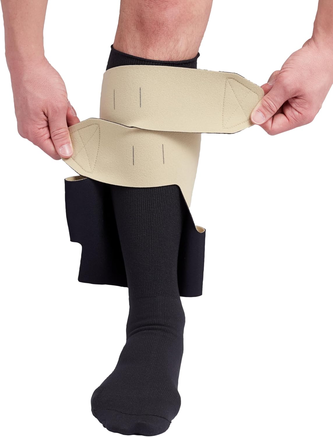 CircAid Juxtalite Adjustable Lower Leg Compression Wrap for Men & Women