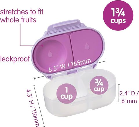 b.box Snack Box, Snack Containers for Kids, Kids Lunch Box, Toddler Snacks