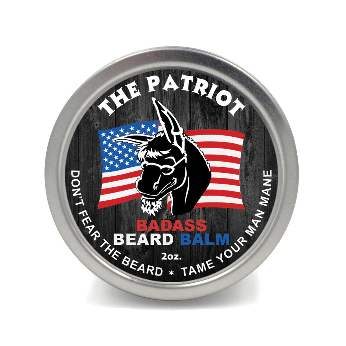 Badass Beard Care Beard Balm for Men - The Original Scent 2 oz - Shea Butter Argan Jojoba Beeswax - Sandalwood Bourbon Vanilla - Light Hold Beard Conditioner and Softener