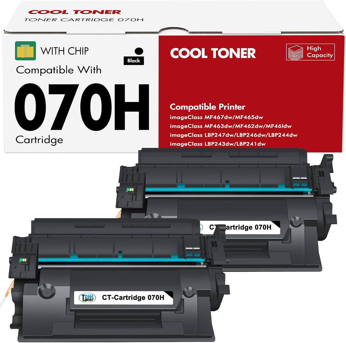 070H 070 Black Toner Cartridge for Canon 070H 070 MF465dw Toner CRG070H